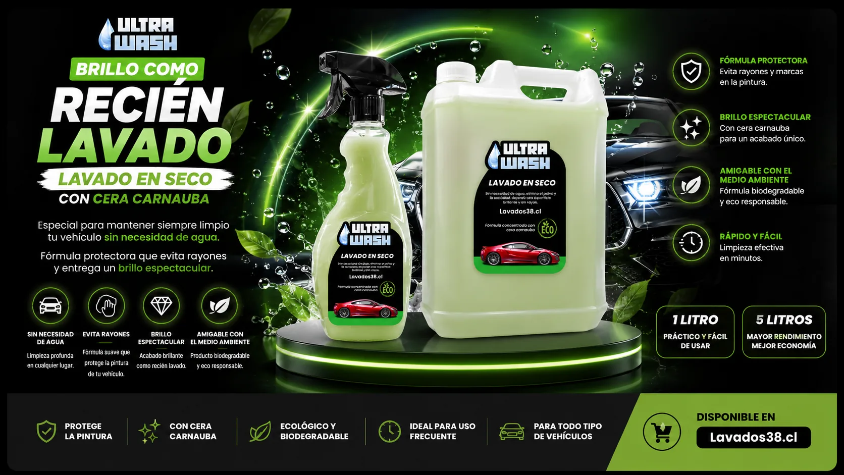 Sistema de Lavado Ecológico en Seco UltraWash