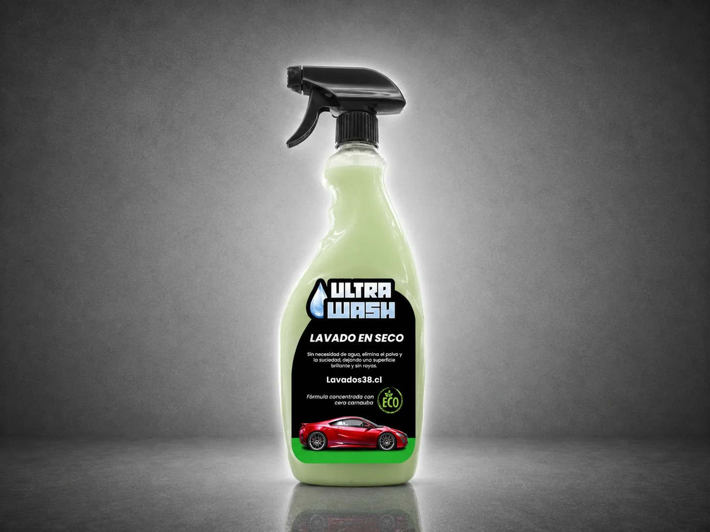 Lavado en Seco para Autos sin Agua 500 ml UltraWash