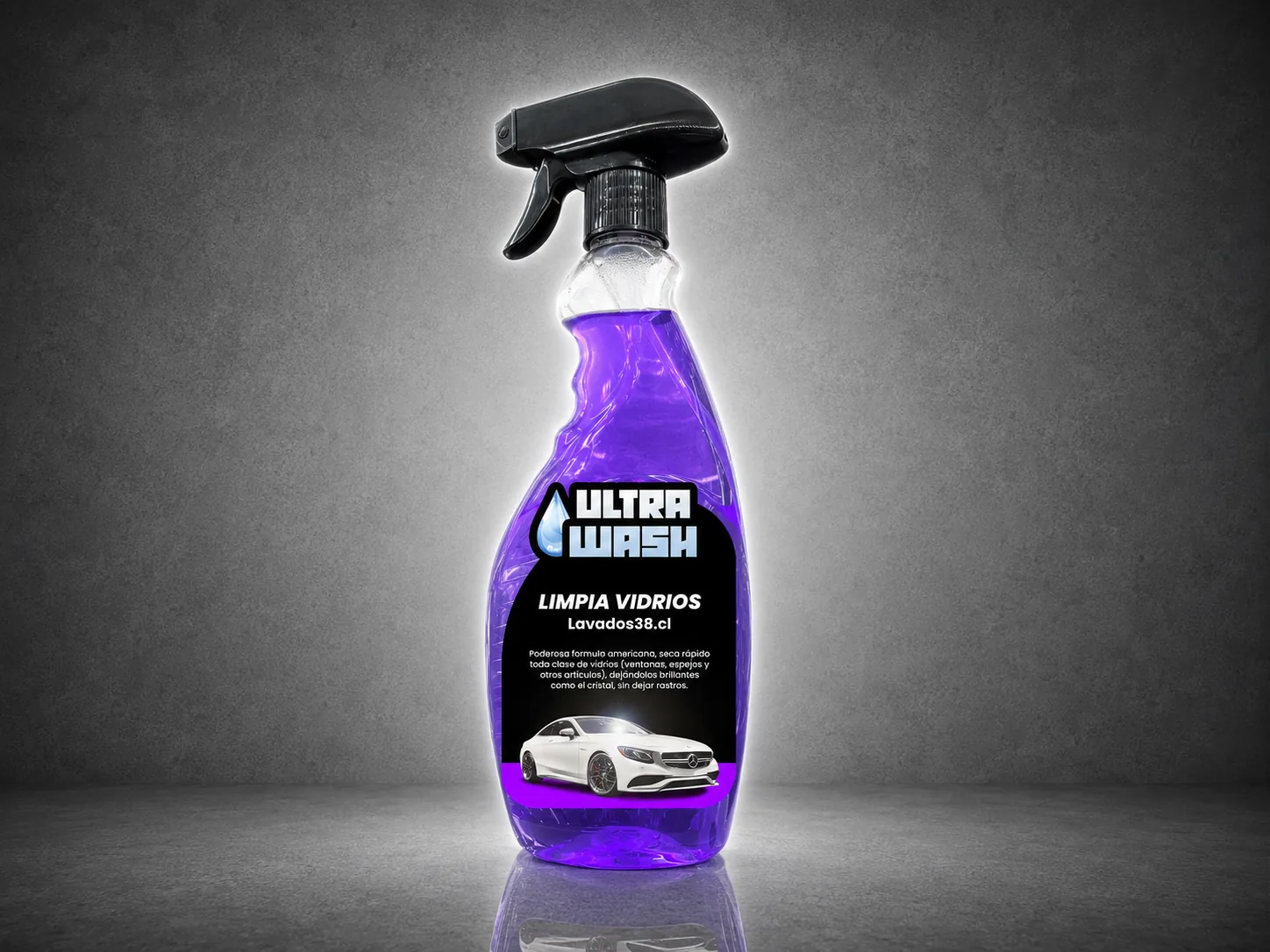 Limpia Vidrios 1/2 Litro UltraWash