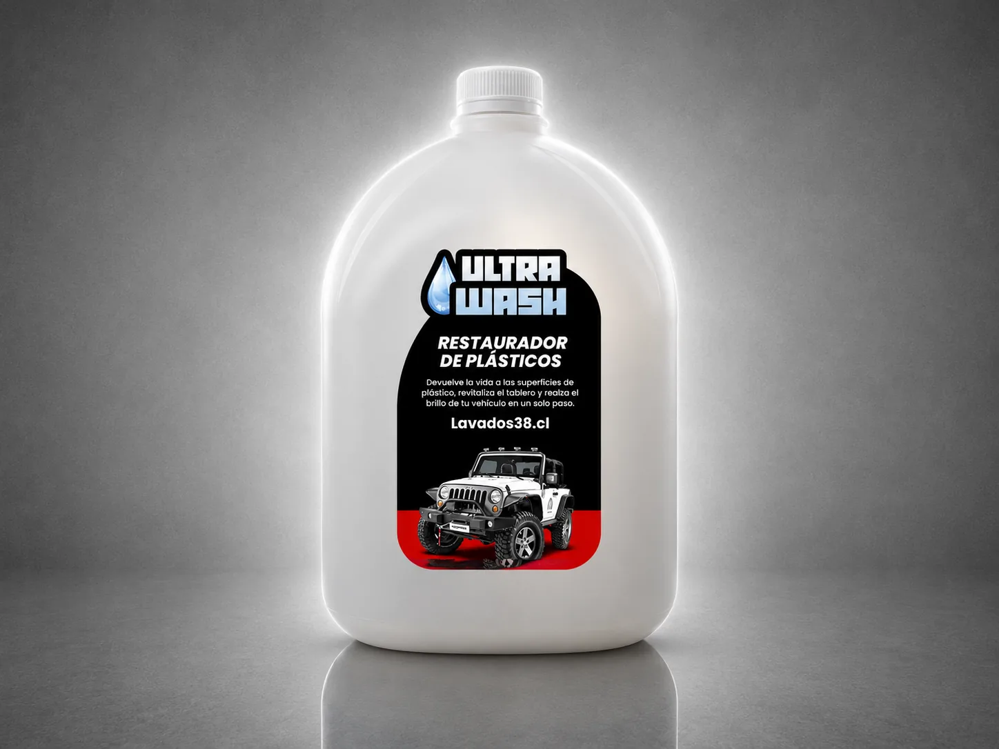 Restaurador de Plásticos para Autos 5 Litros UltraWash