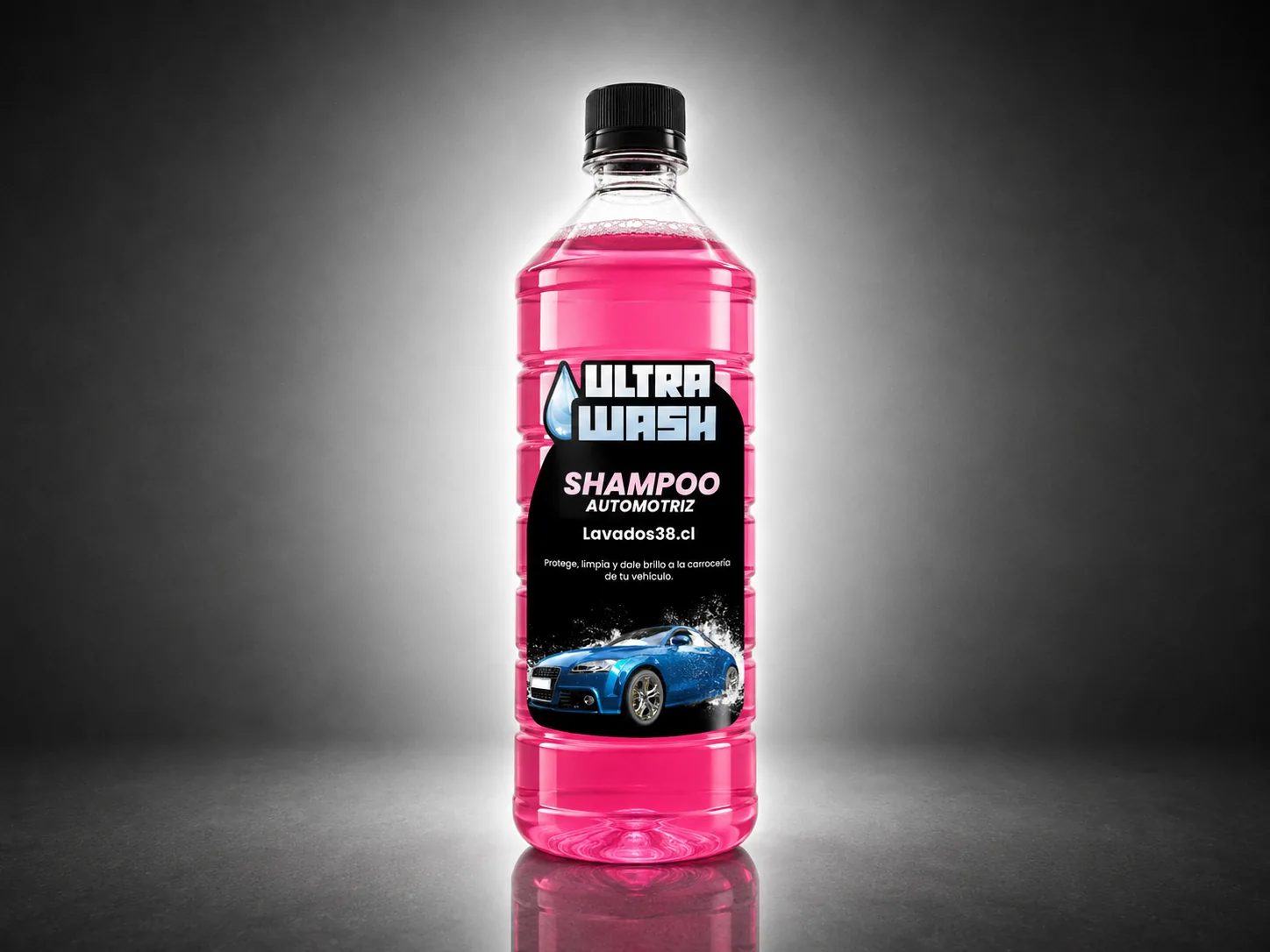 Shampoo Rosado Carrocerías 1 Litro UltraWash