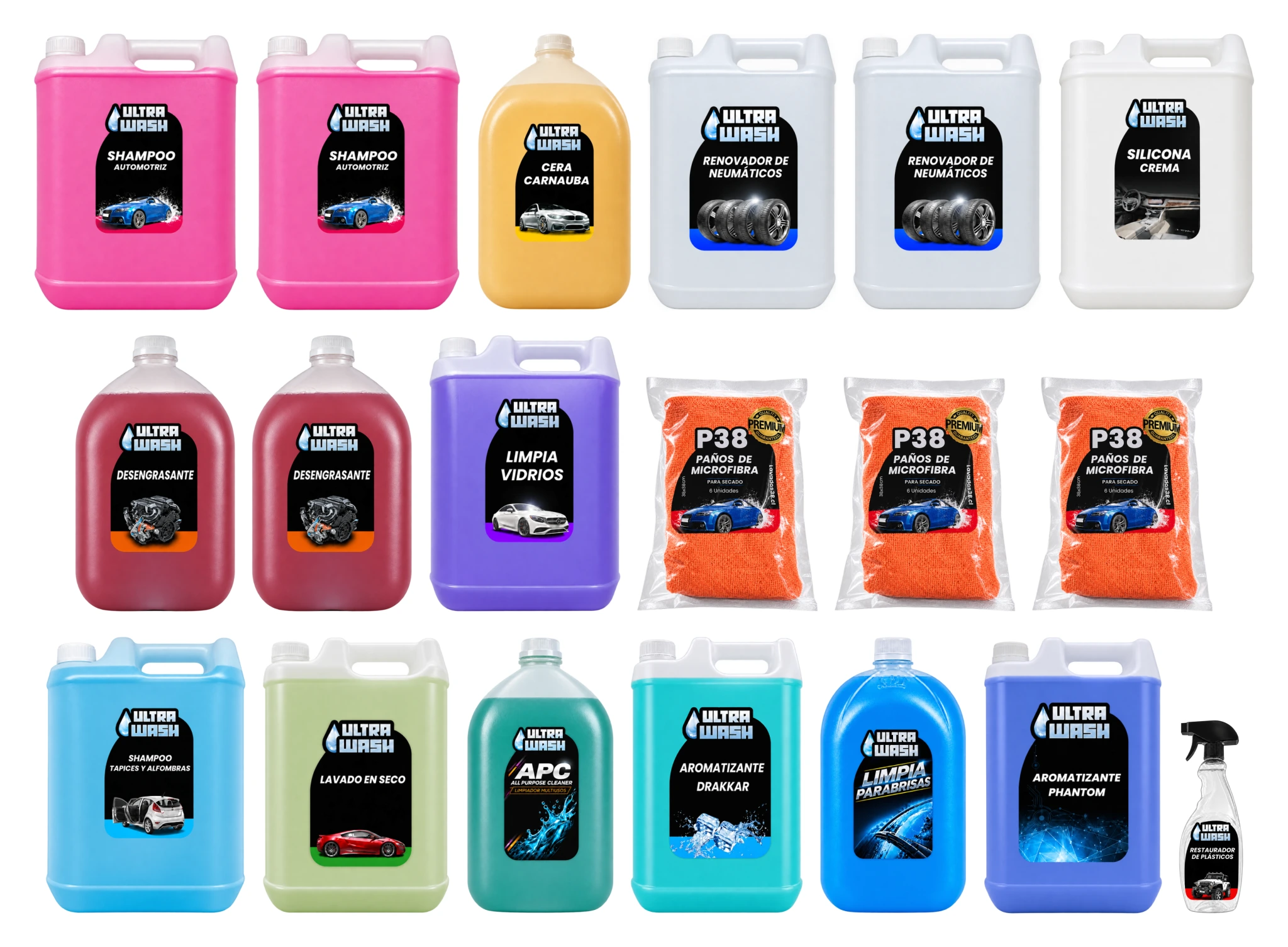 Kit Emprende Pro · Carwash 5 Litros
