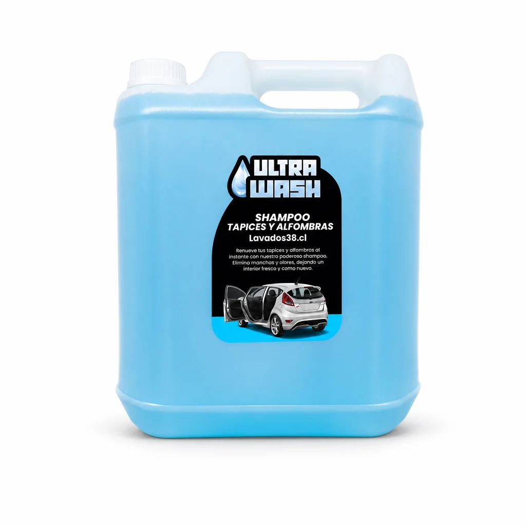 Shampoo Tapices y Alfombras 5 Litros UltraWash