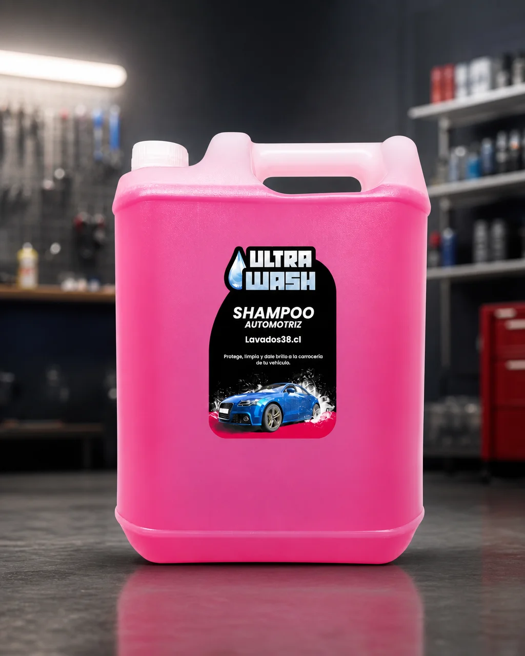 Shampoo Rosado Carrocería 5 Litros UltraWash